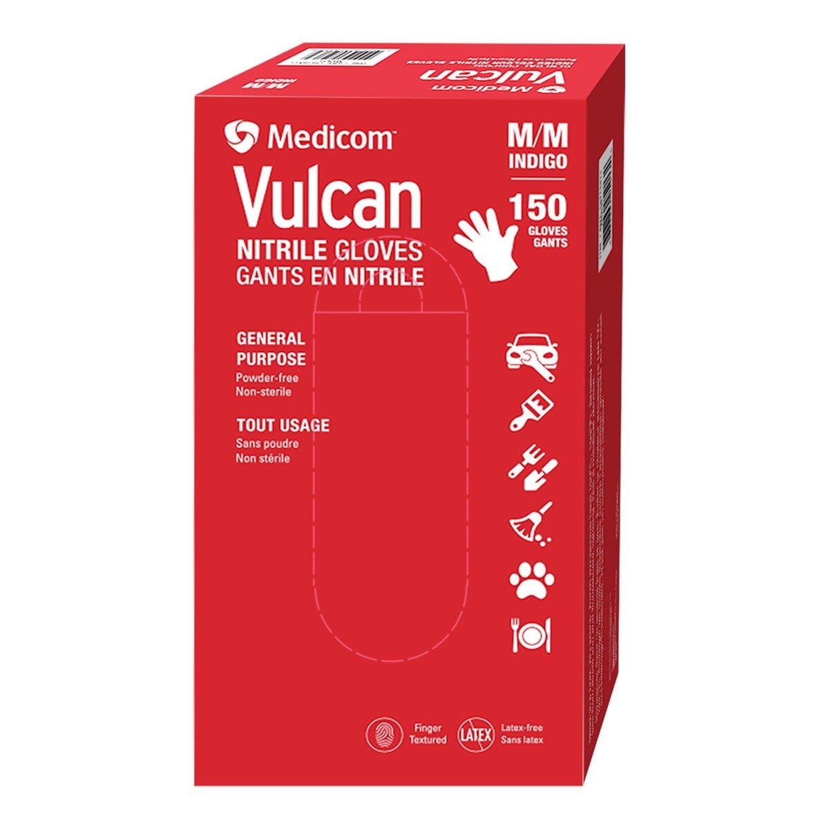 麥迪康丁腈橡膠手套150入X 1盒尺寸M Costco 好市多