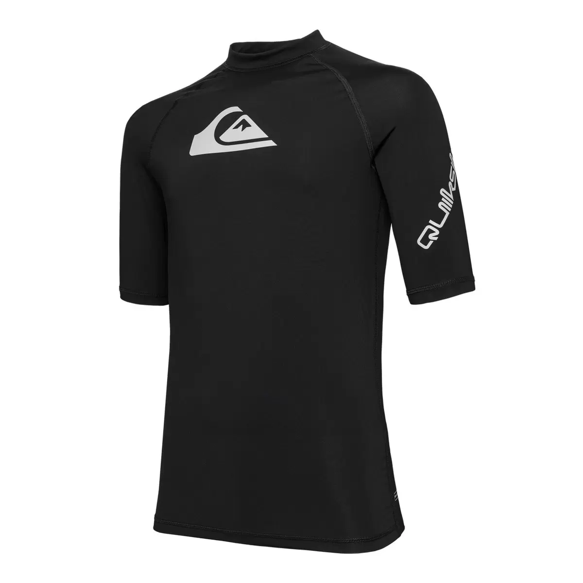 Quiksilver 男All Time衝浪防磨短袖上衣 黑 S