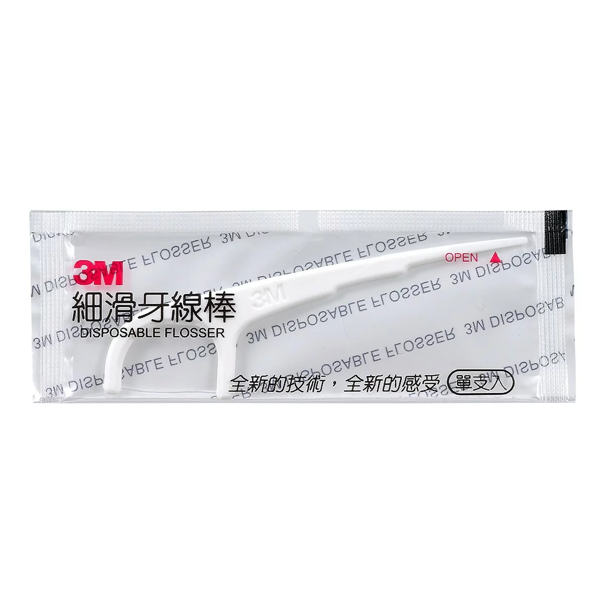 3M 單線牙線棒單支包 3000 支