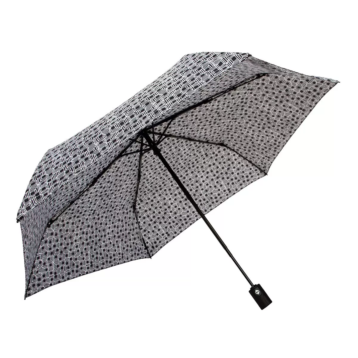ShedRain 42吋抗UV 晴雨兩用自動傘 黑方塊