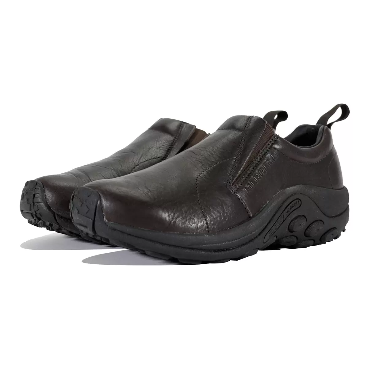 Merrell 男皮革休閒鞋 咖啡 US 13