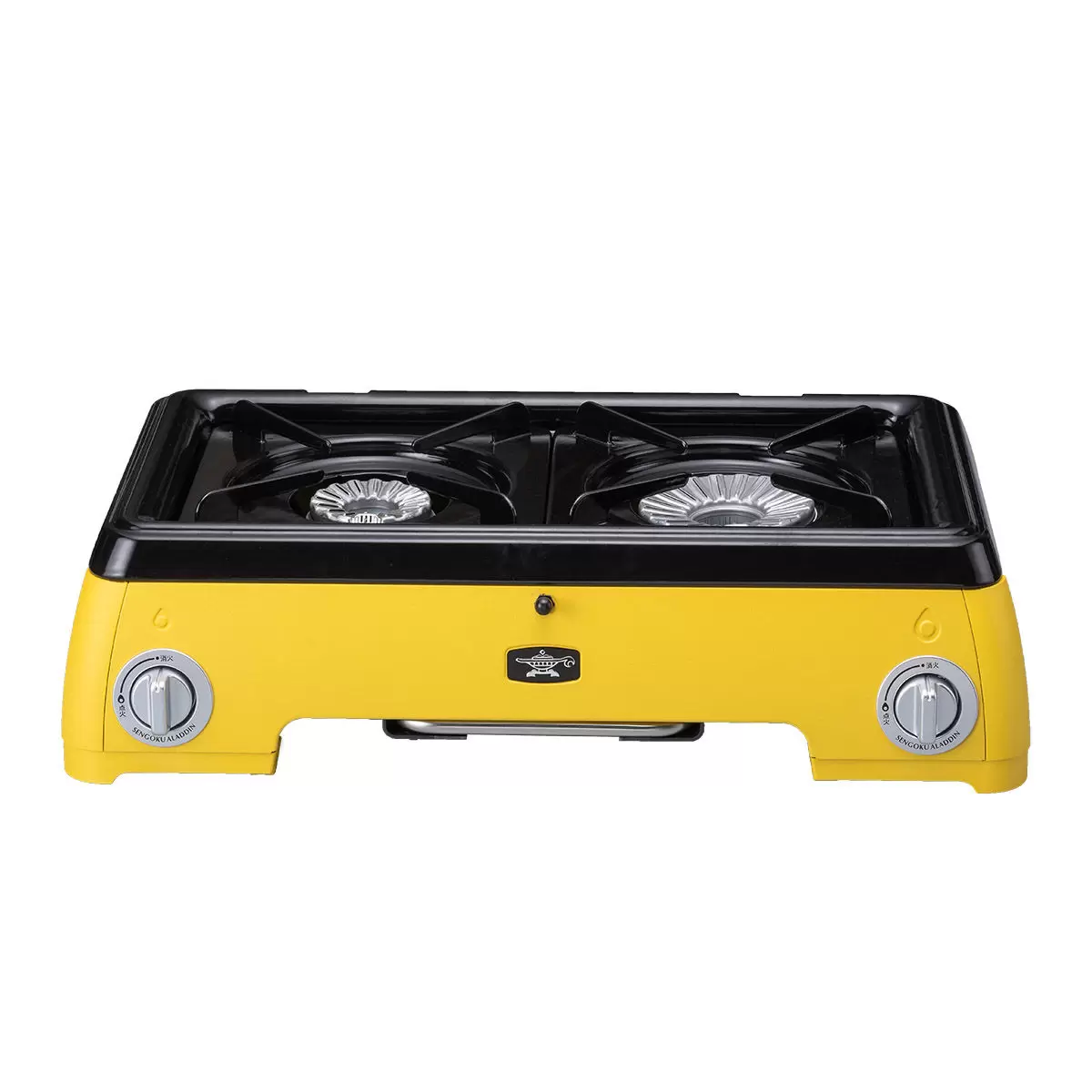 千石阿拉丁 2.0kW + 2.8kW 便攜雙口卡式爐 SAG-K50A 黃