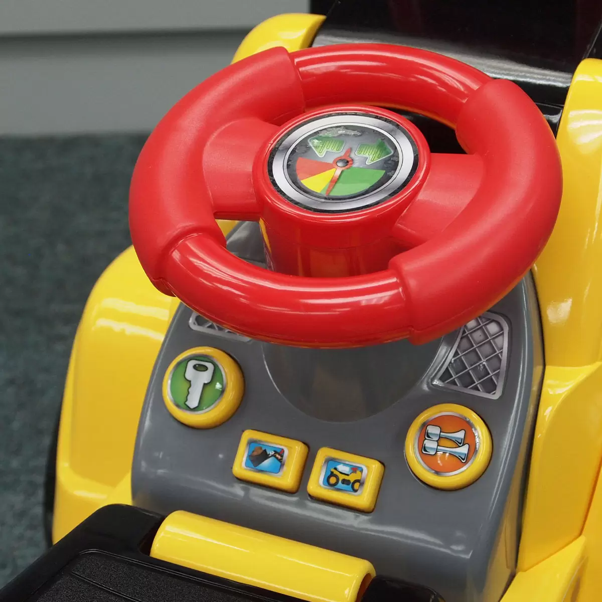 Fisher-Price 工程車造型嚕嚕車 推土機