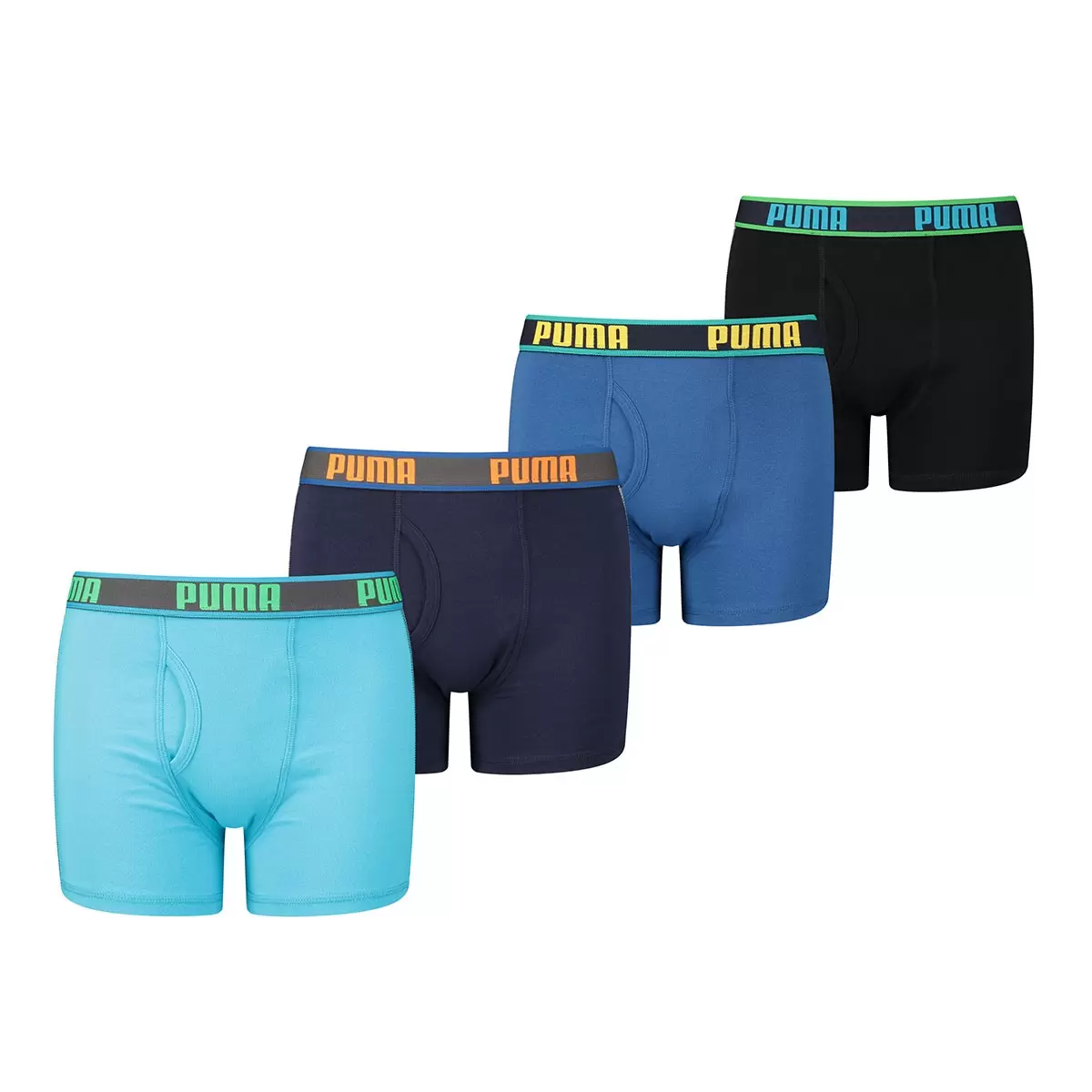 Puma 男童內褲 四入組 藍/黑 L