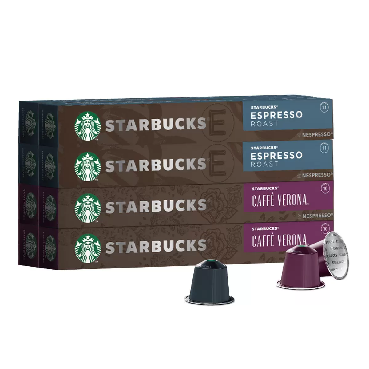 星巴克 濃醇馥郁組合 80顆 適用Nespresso膠囊咖啡機