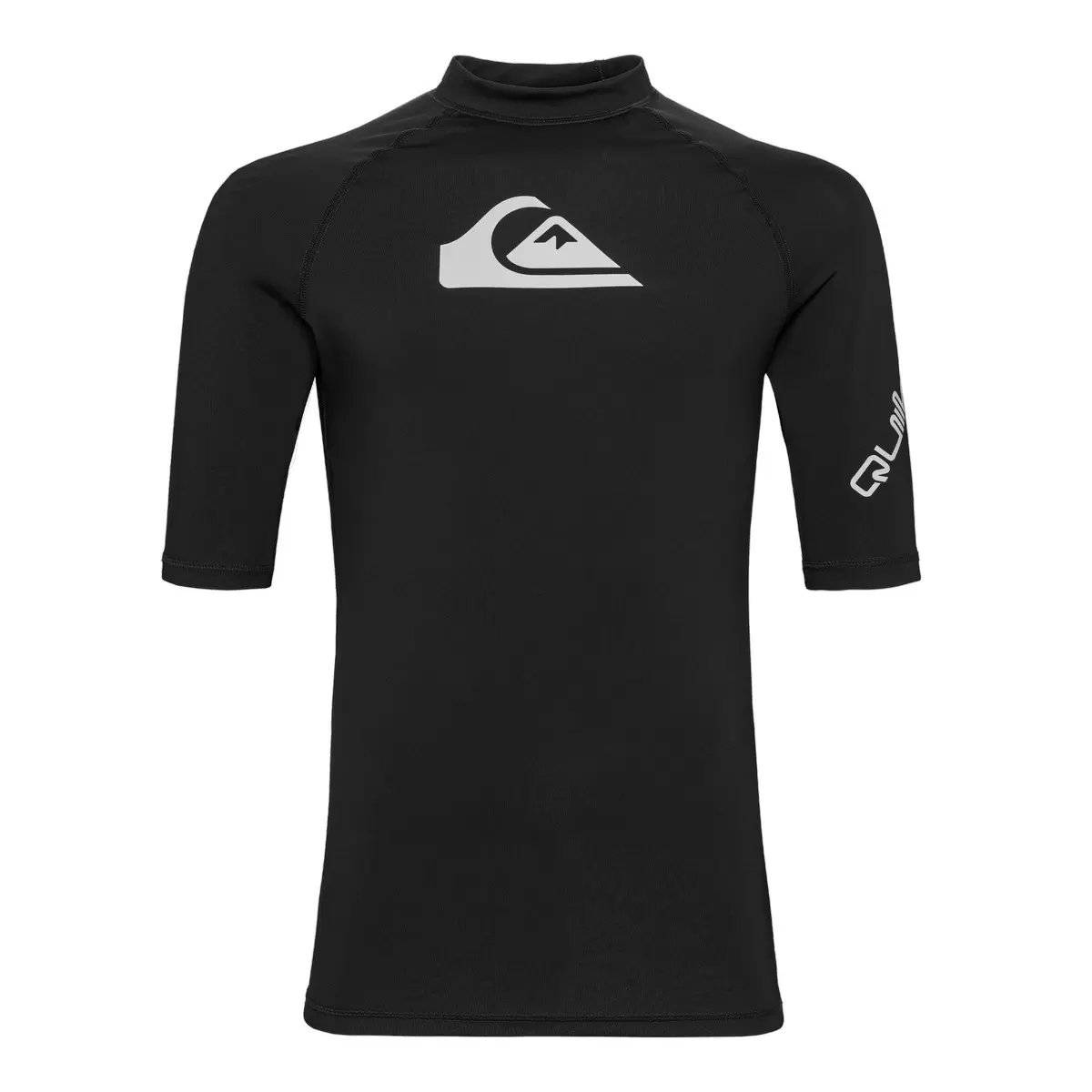 Quiksilver 男All Time衝浪防磨短袖上衣 黑 XL