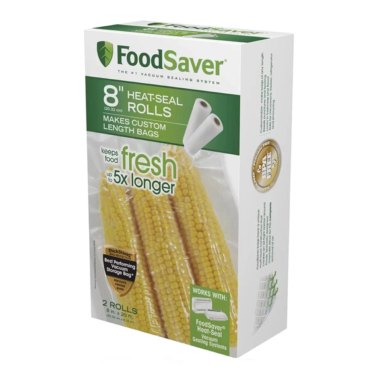 Foodsaver 0.7公升密鮮盒 12件組 + 真空卷 4入