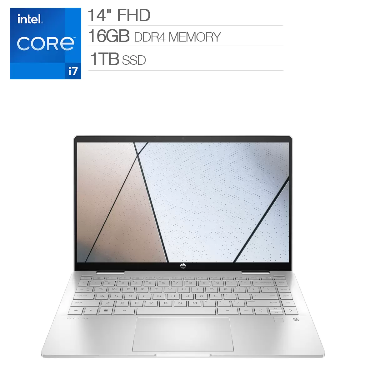 HP Pavilion x360 14吋翻轉觸控筆電 冰耀銀 14-ek1043TU