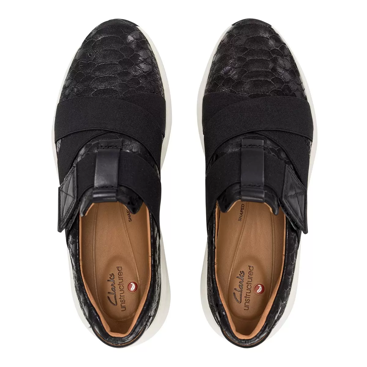 Clarks 女休閒鞋 黑 US 8.5