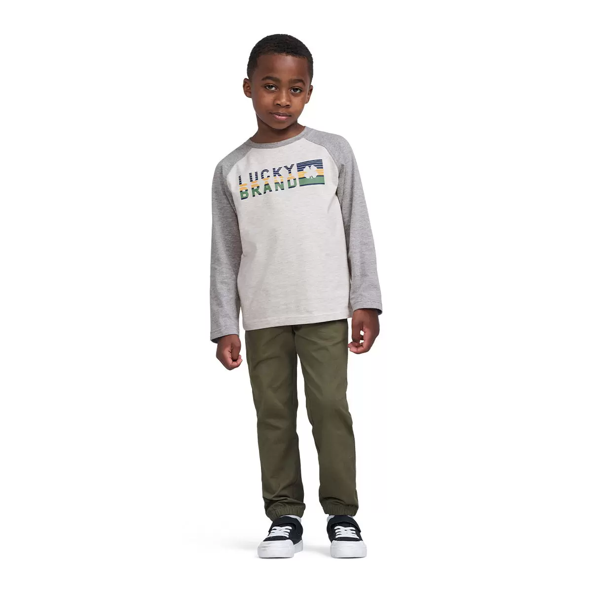 Lucky Brand 兒童長袖套組 灰色組 6T