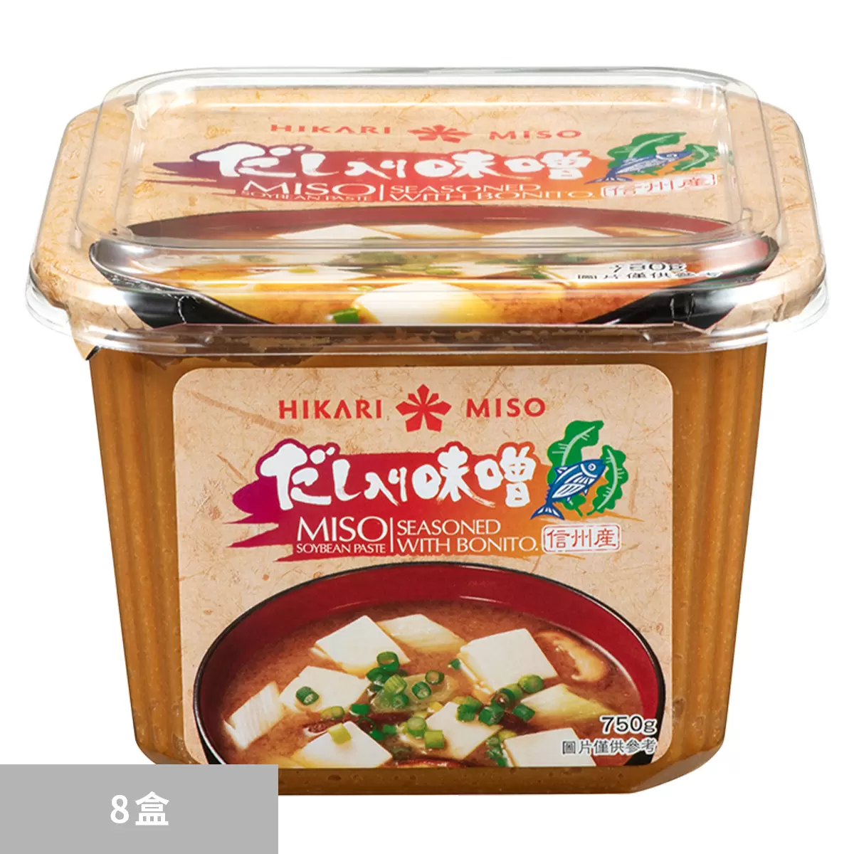 鰹魚昆布味噌 750公克 X 8盒 僅配送至台中市部分區域