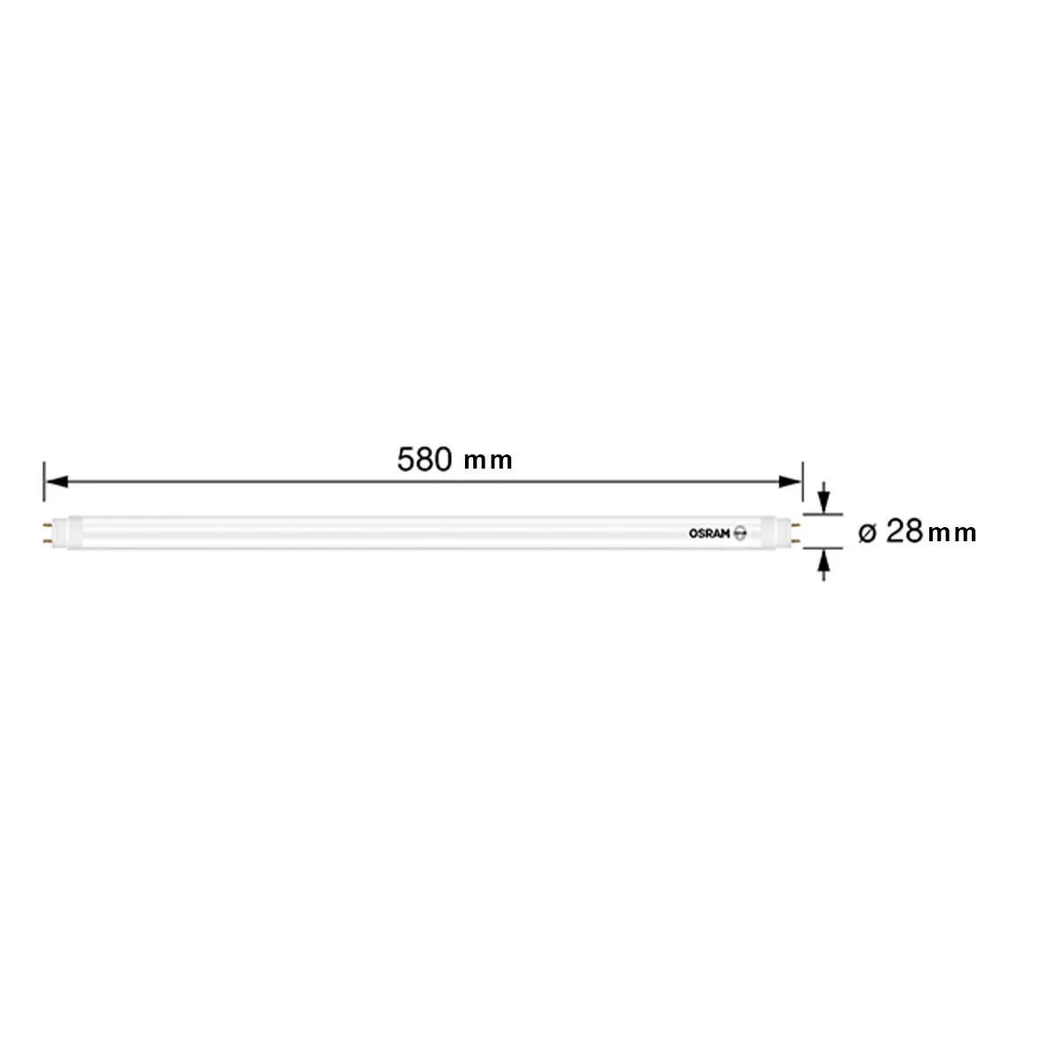 歐司朗 朗德萬斯 T8 8W 2呎 LED雙端燈管 25入