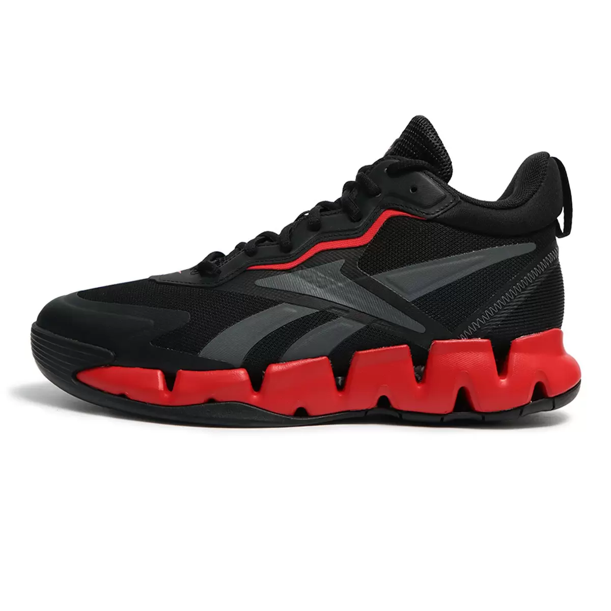 Reebok 男籃球鞋 黑紅 US 8