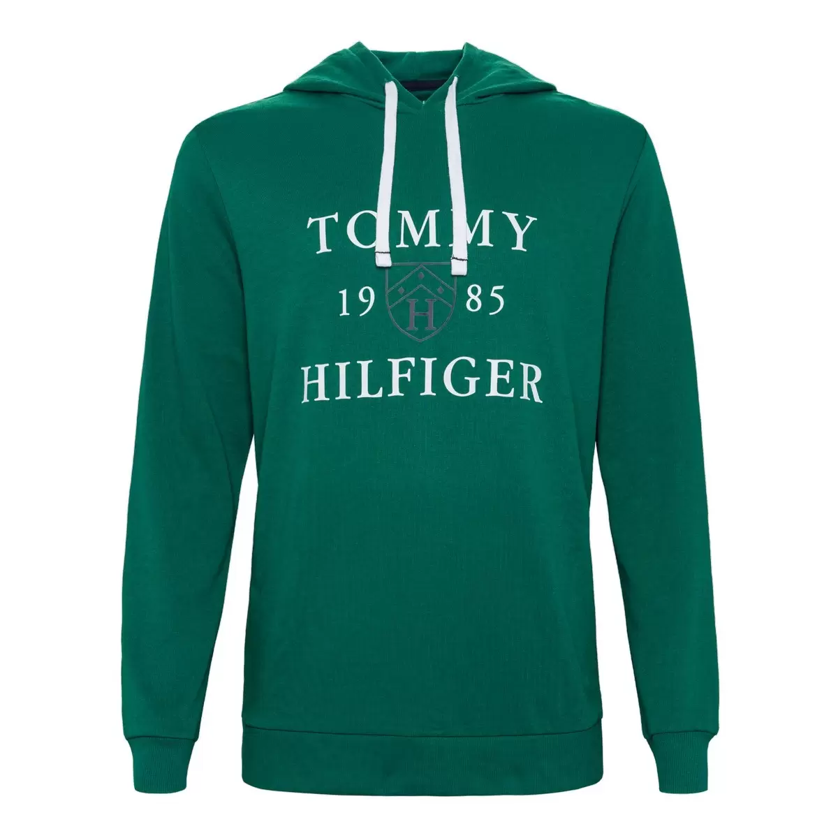 Tommy Hilfiger 男長袖毛圈布連帽上衣 綠