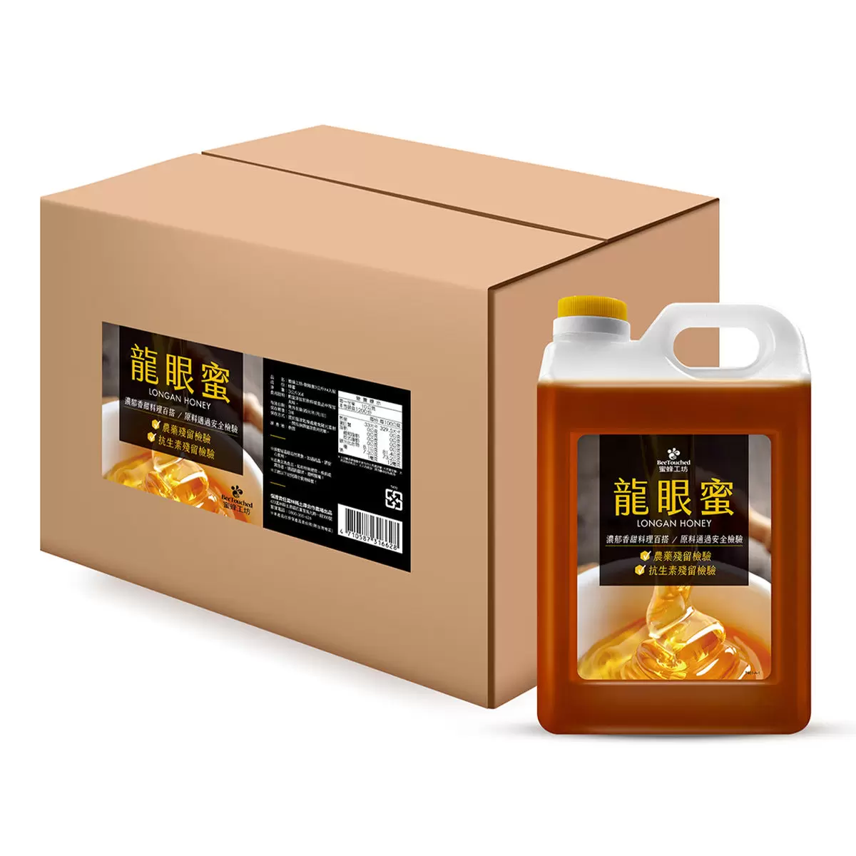蜜蜂工坊 龍眼蜜 3公斤 X 4入