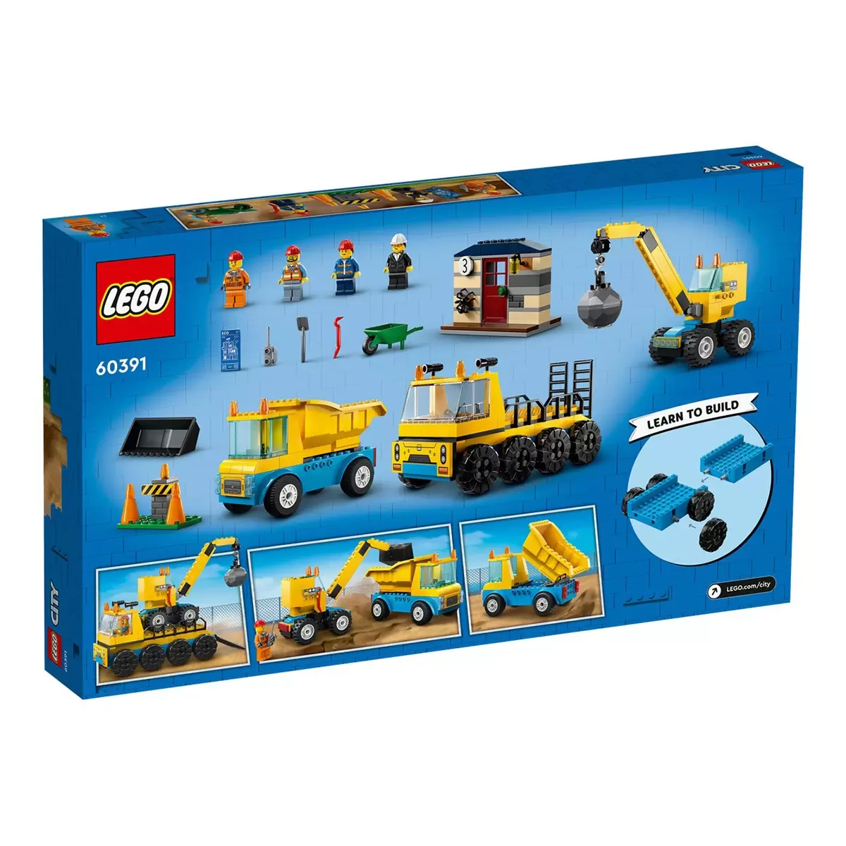 LEGO 城市系列 工程卡車和拆除起重機 60391