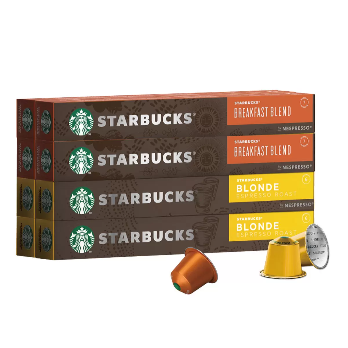 星巴克 早安香醇組合 80顆 適用Nespresso膠囊咖啡機