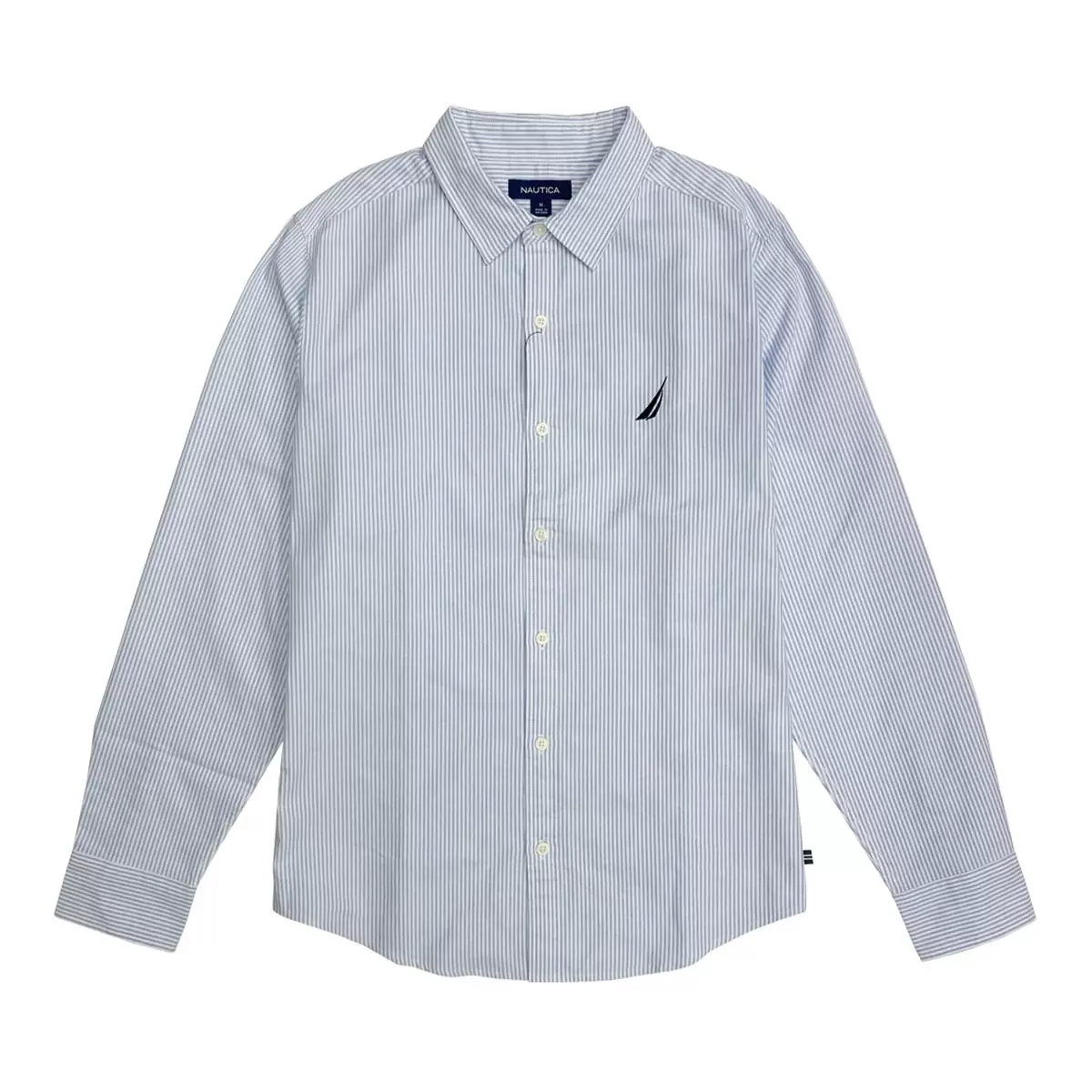 Nautica 男牛津布襯衫 條紋 M