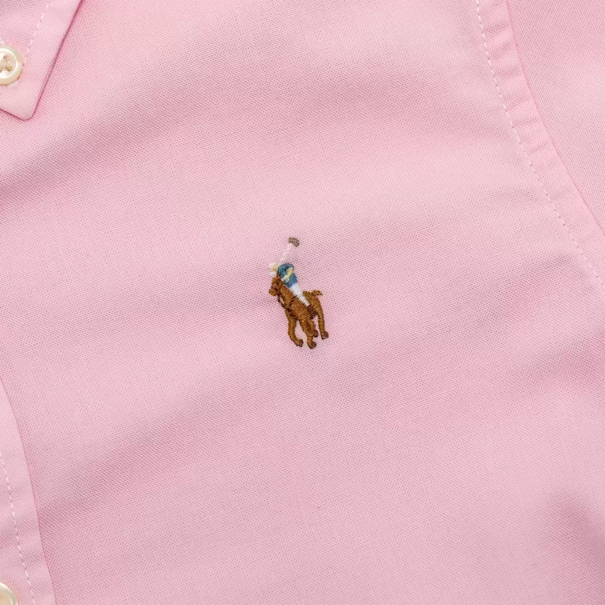 Polo Ralph Lauren 女童短袖襯衫 粉紅 12