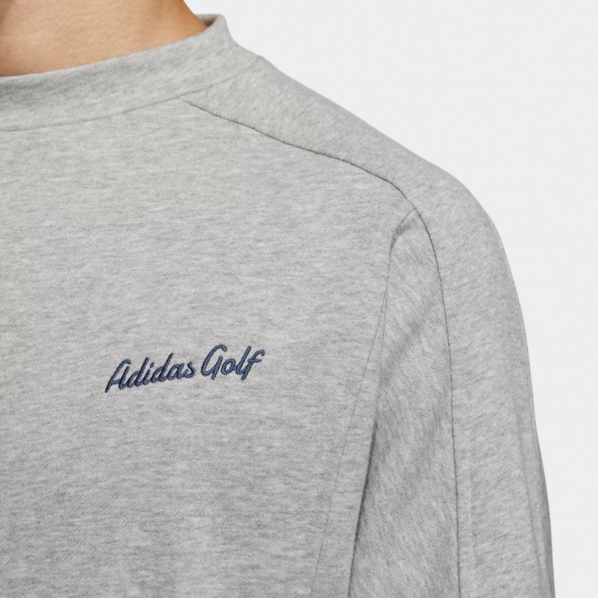 Adidas Golf 男長袖上衣 灰 S