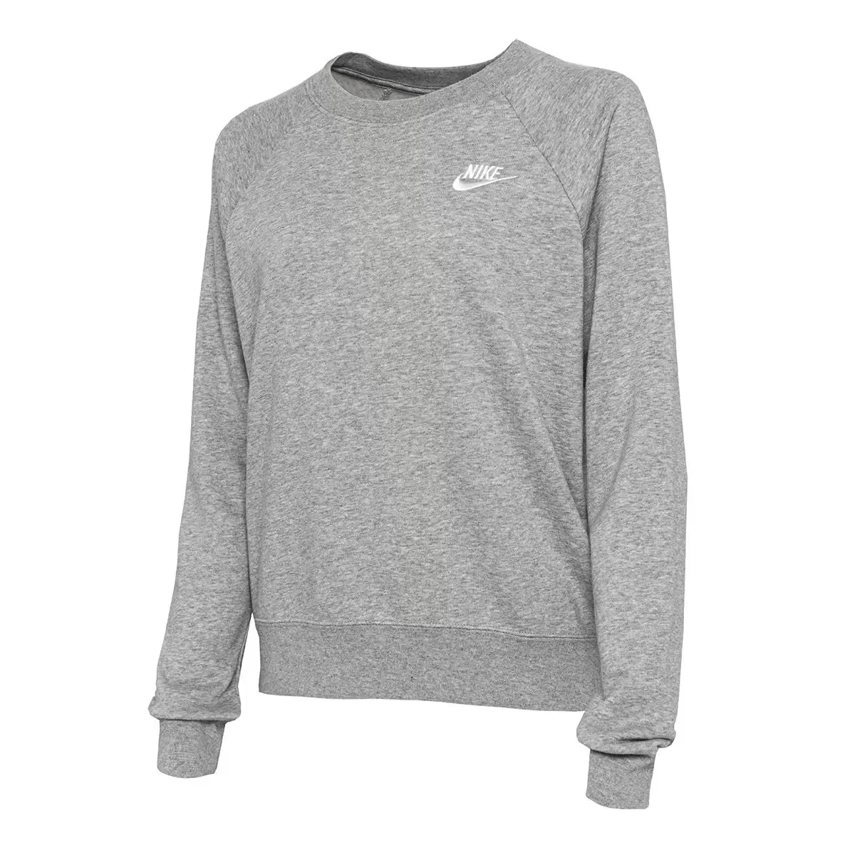 Nike 女圓領長袖上衣 灰 M