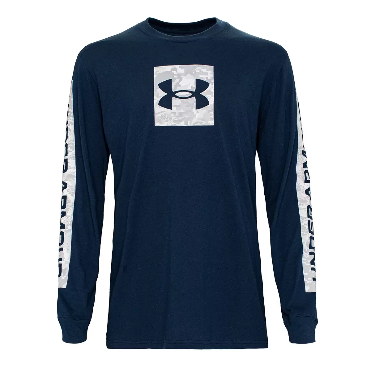 Under Armour 男長袖上衣 藍 M
