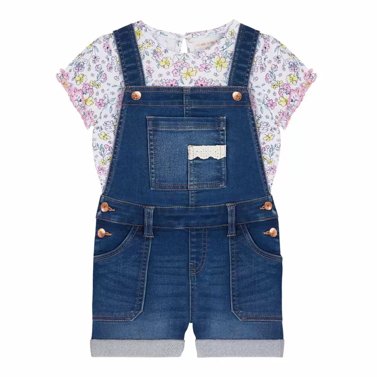 BCBG 女童吊帶短褲組