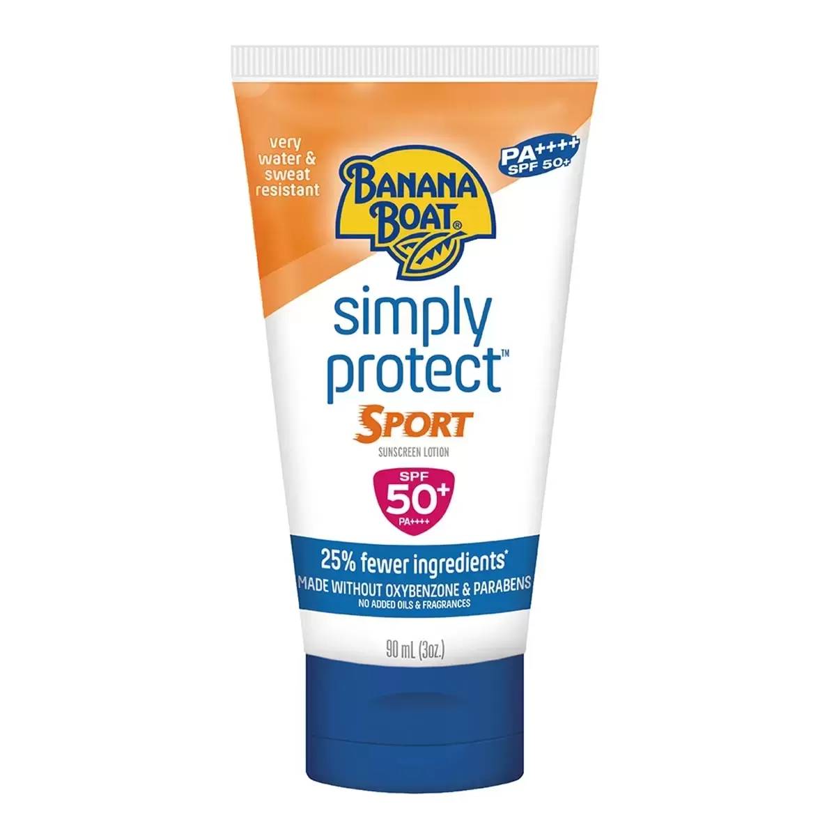 香蕉船 淨護系列運動防曬乳液 SPF 50+ PA++++ 90毫升 X 4入