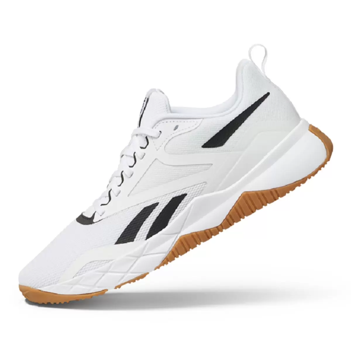 Reebok 男運動慢跑鞋 白 US 8.5