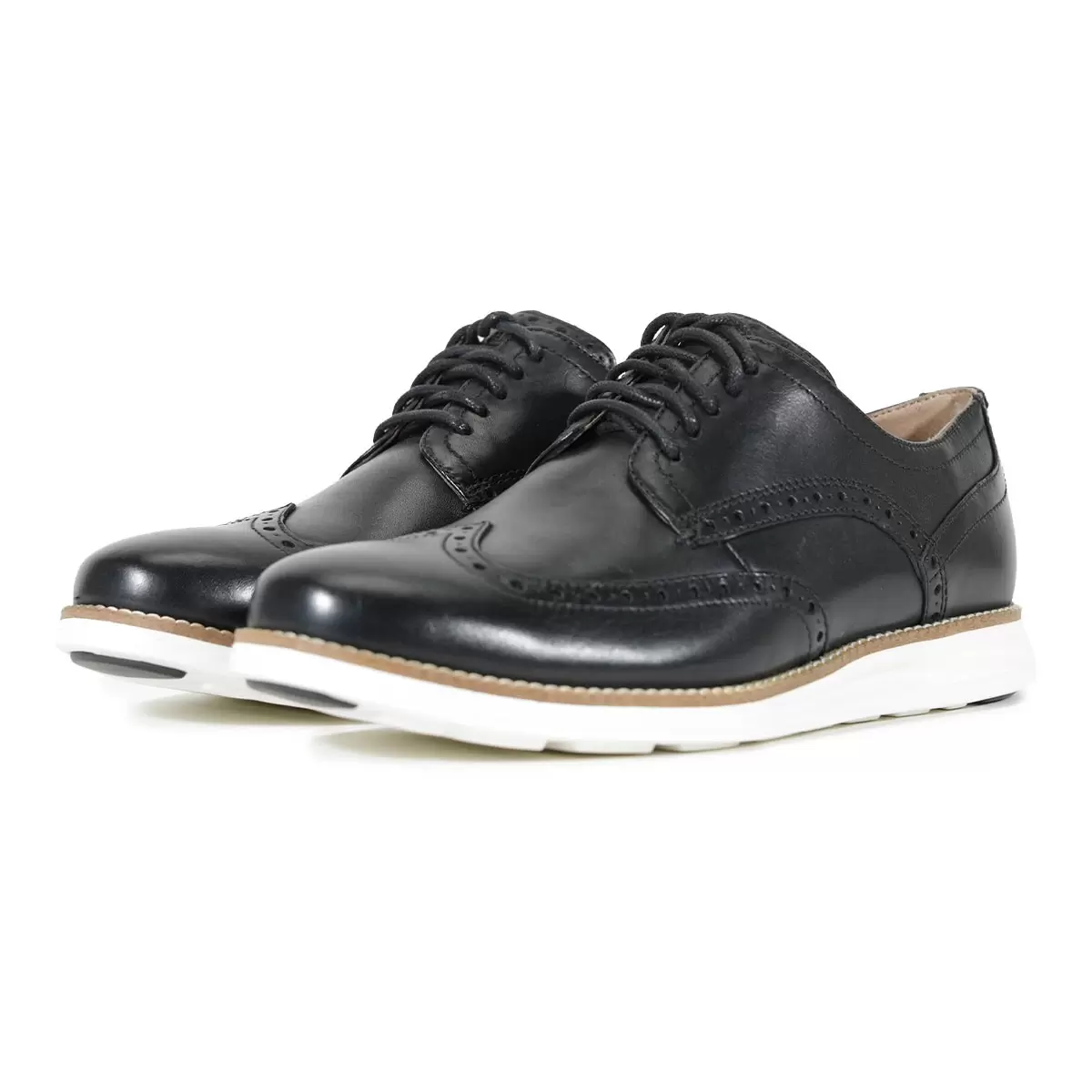 Cole Haan 男雕花牛津皮鞋 黑 US 12