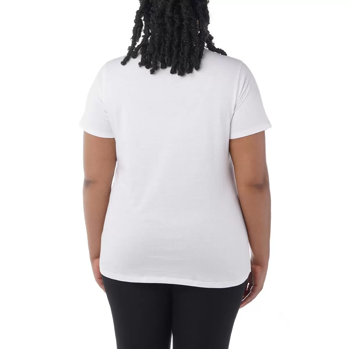 Champion 女圓領短袖上衣 白 M