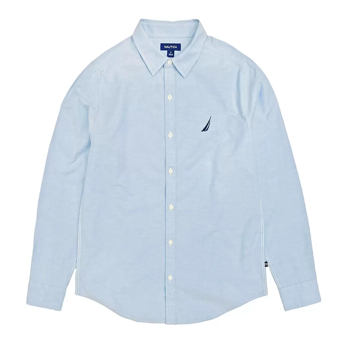 Nautica 男牛津布襯衫 藍 L