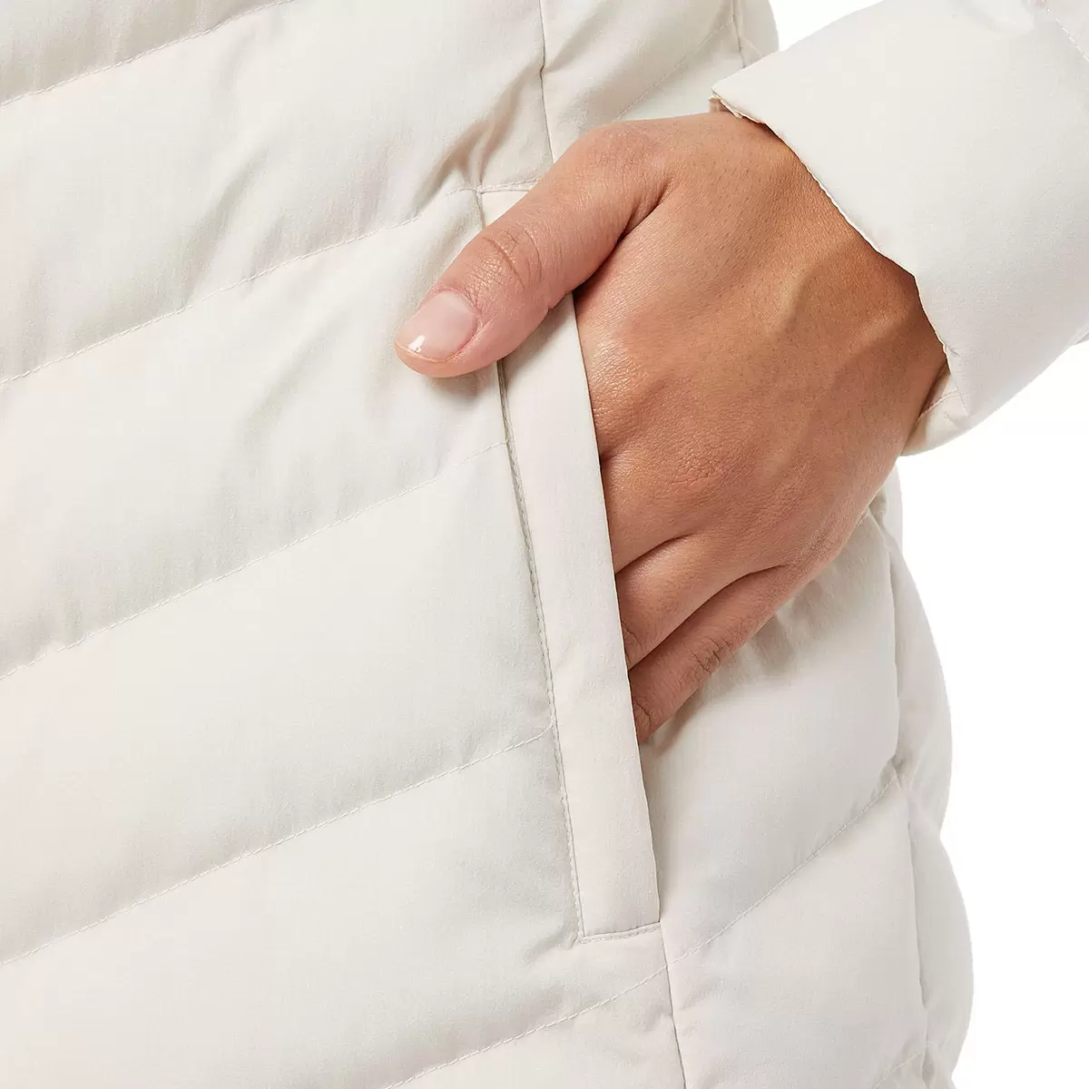 32 Degrees 女連帽外套 米白 M