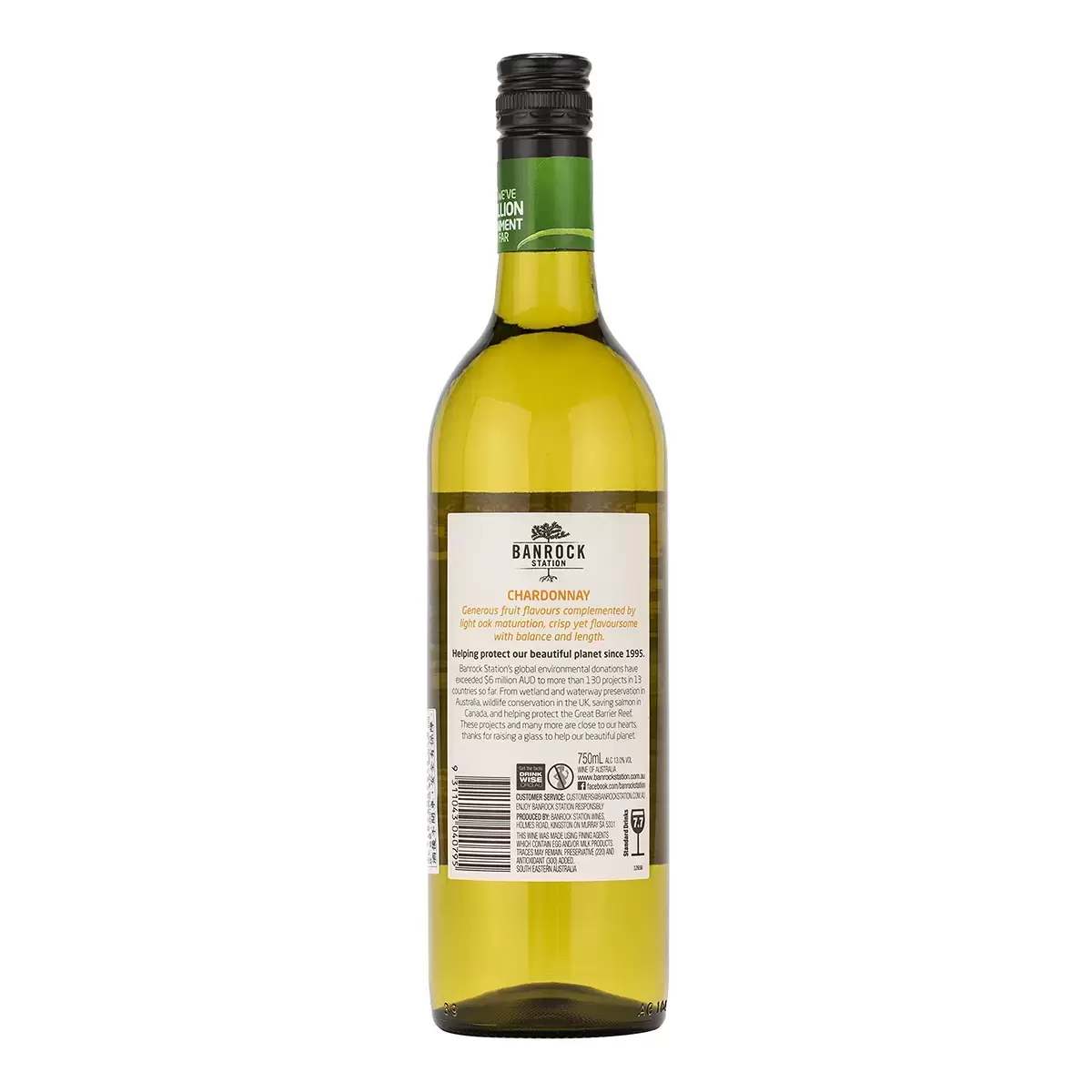 BANROCK STATION CHARD.班洛克白葡萄酒750ML - 3