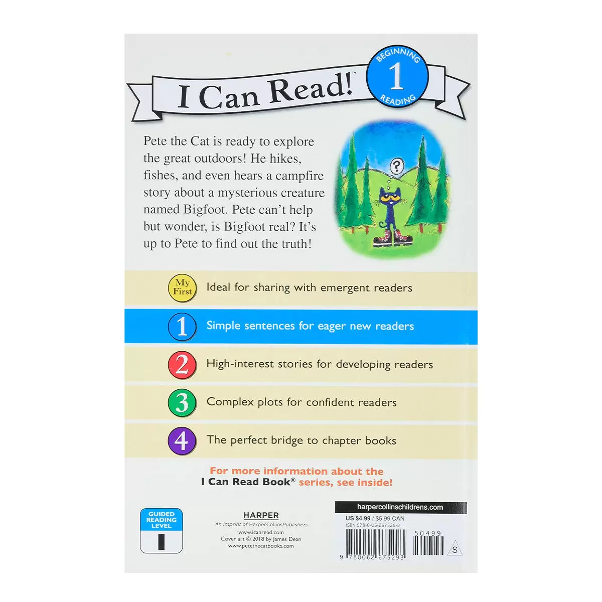 Harper I Can Read 兒童故事書 (8冊) 外文書 Pete The Cat
