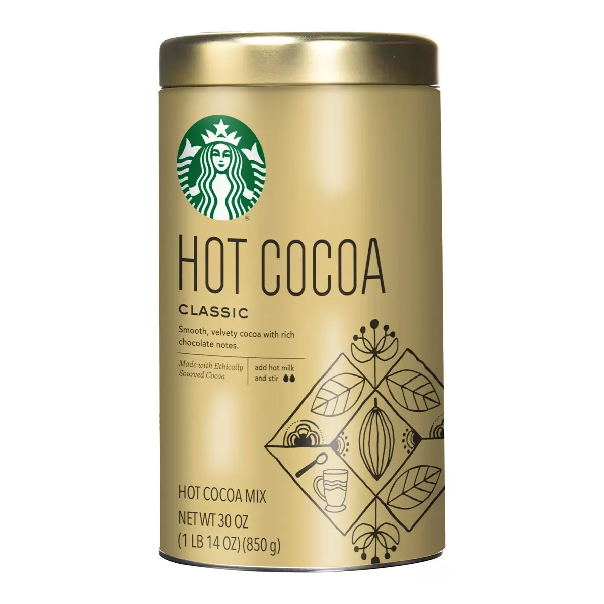 Starbucks 罐裝經典可可粉 850公克