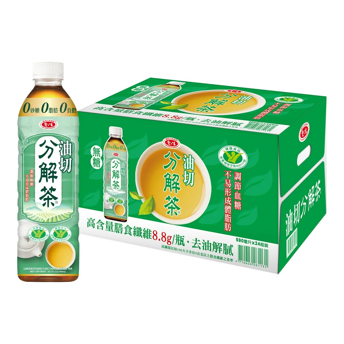 愛之味 油切分解茶 590毫升 X 24入 - 1