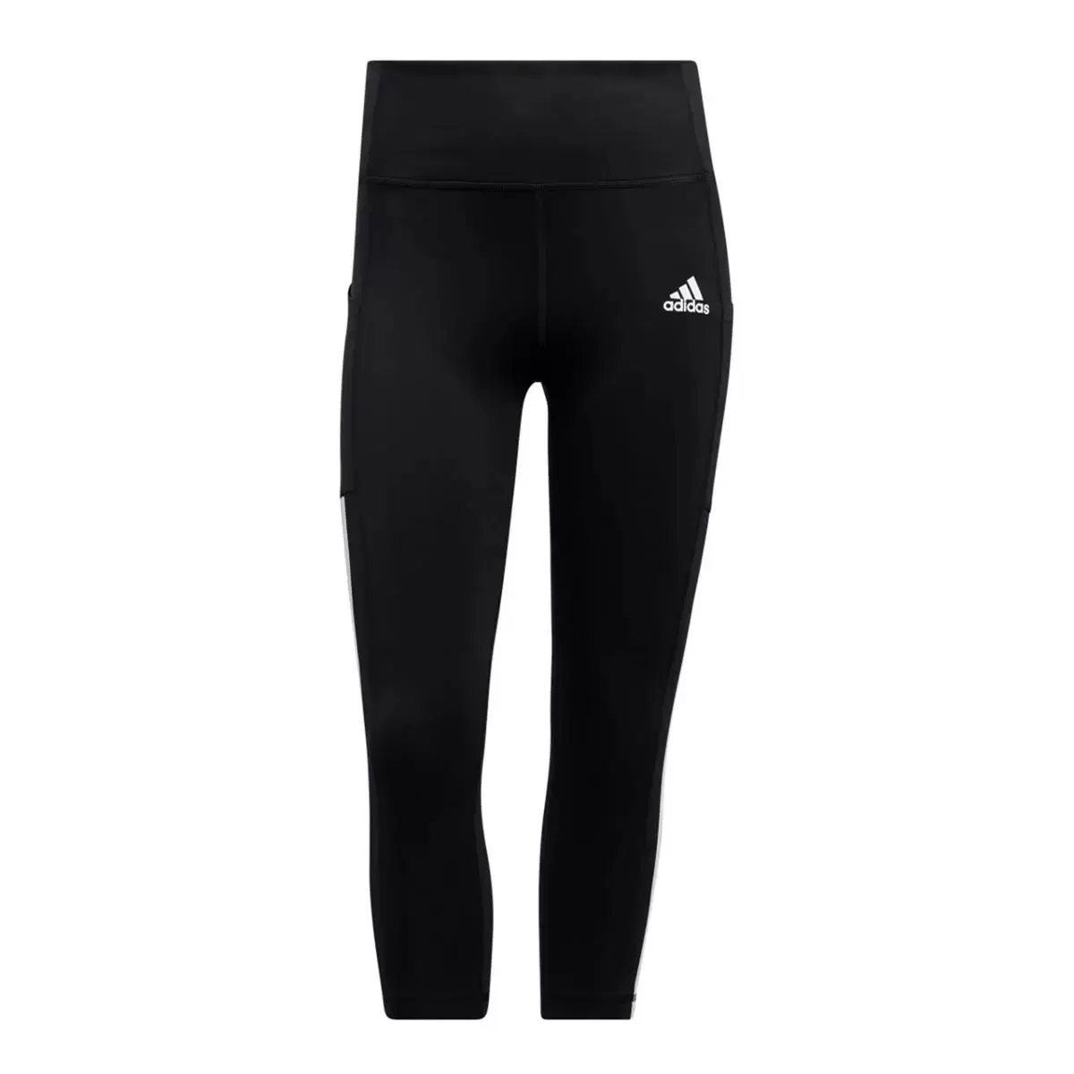 Adidas 女 3/4 運動緊身褲 黑 XL