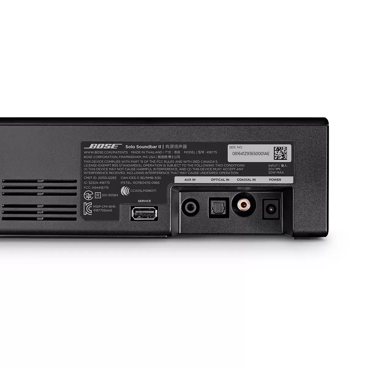 Bose Solo Soundbar 電視音響 II