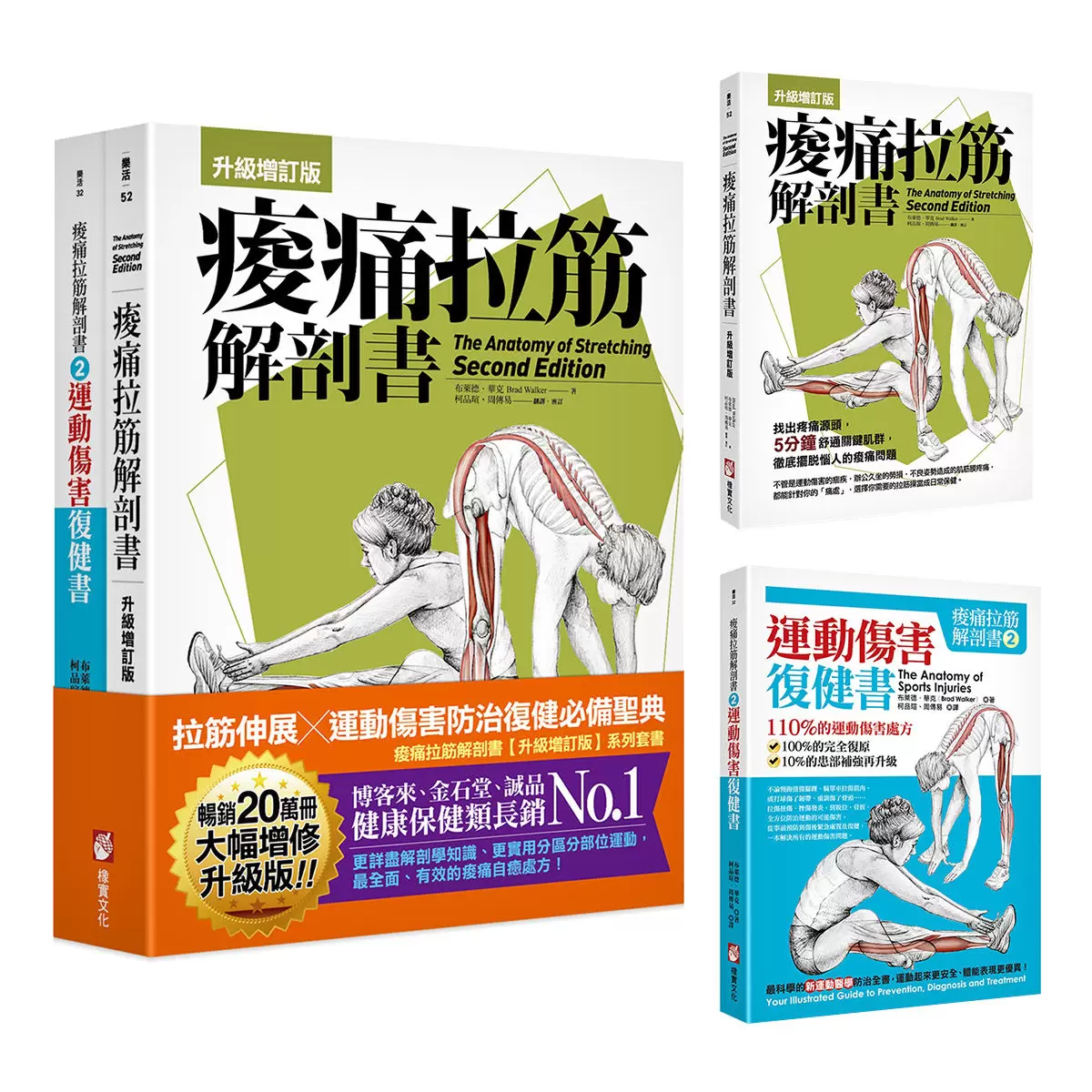 痠痛拉筋解剖書（升級增訂版套書）
