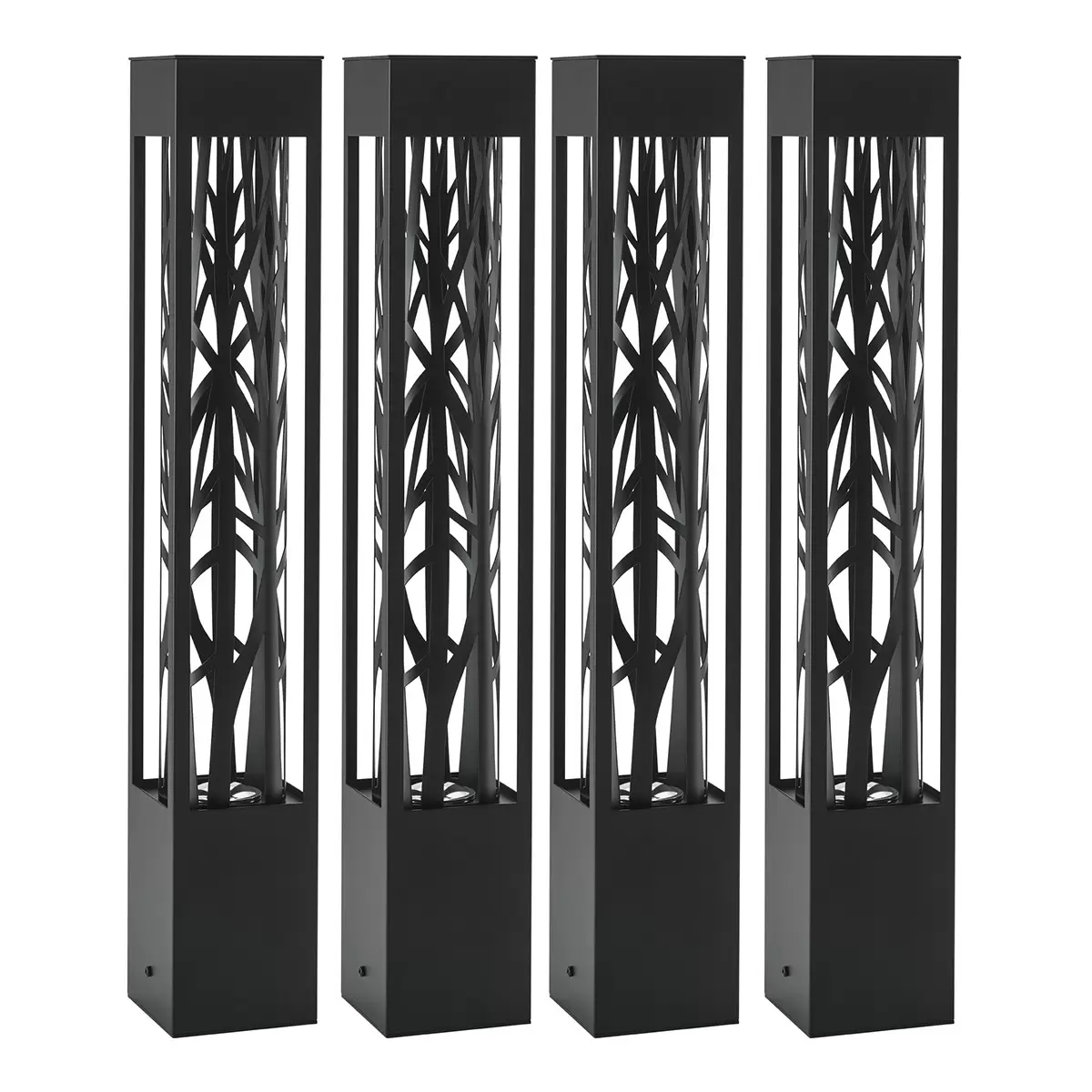 GTX 太陽能 LED 花園草坪通道燈 4入組
