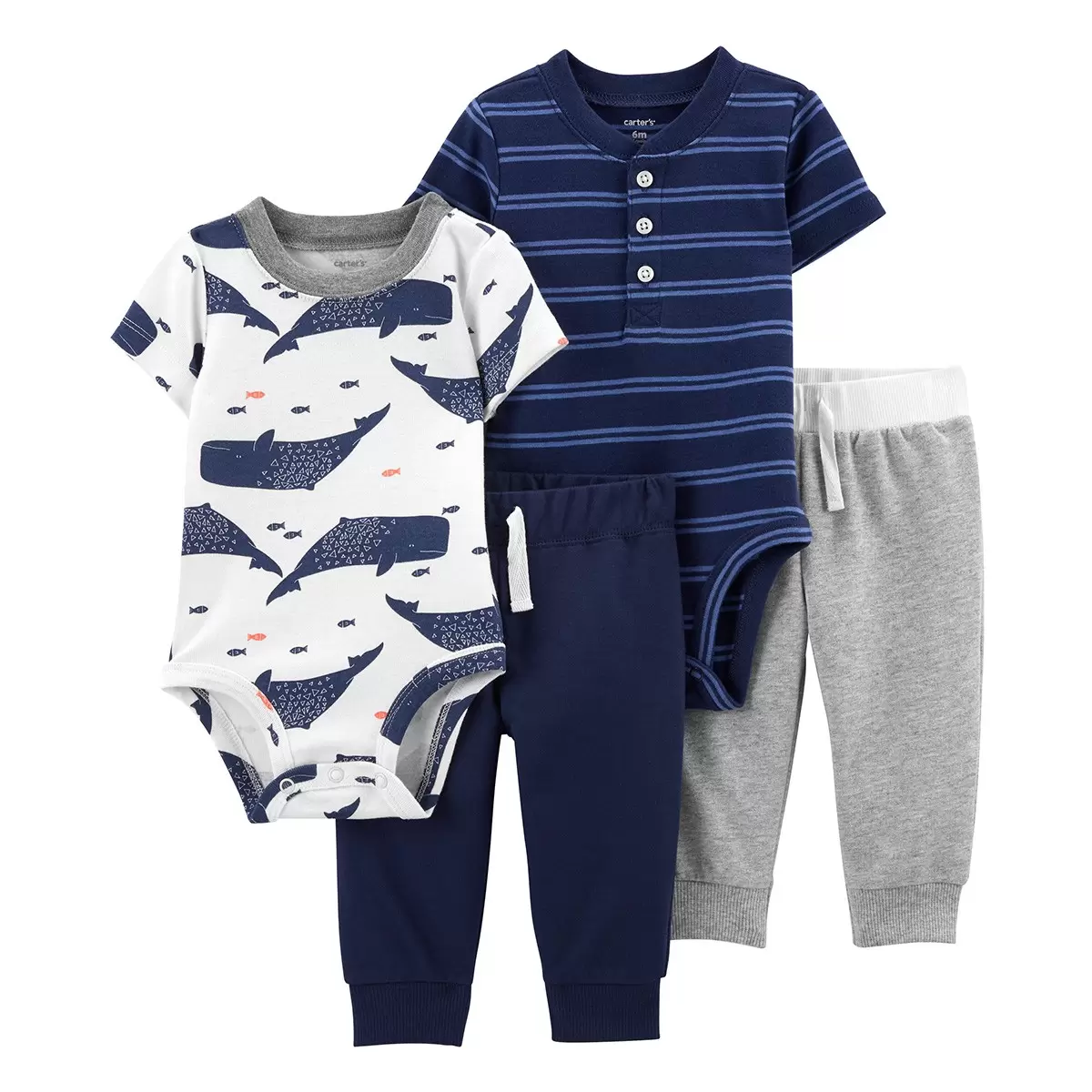 Carter's 嬰兒衣服四件套組
