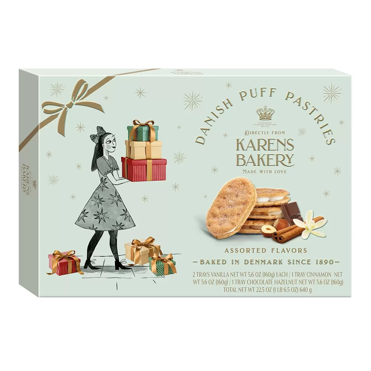 KARENS BAKERY 綜合風味千層酥 640公克