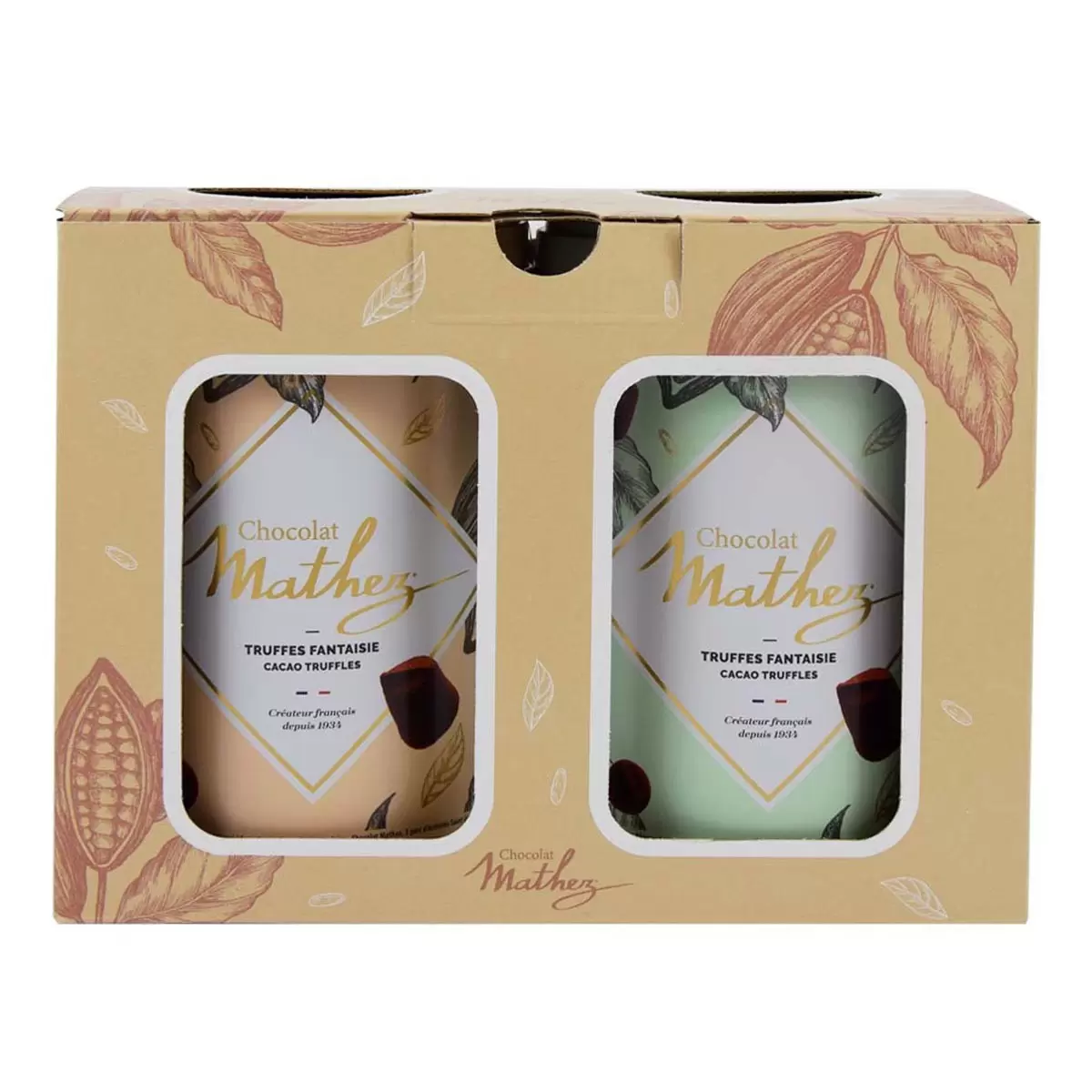 Chocolat Mathez 松露巧克力風味球 (焦糖與餅乾) 500公克 X 2入