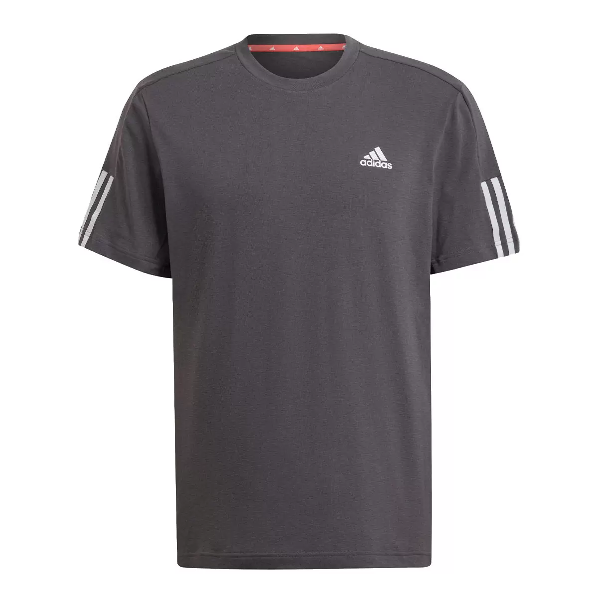 Adidas 男AEROREADY短袖上衣 灰 M