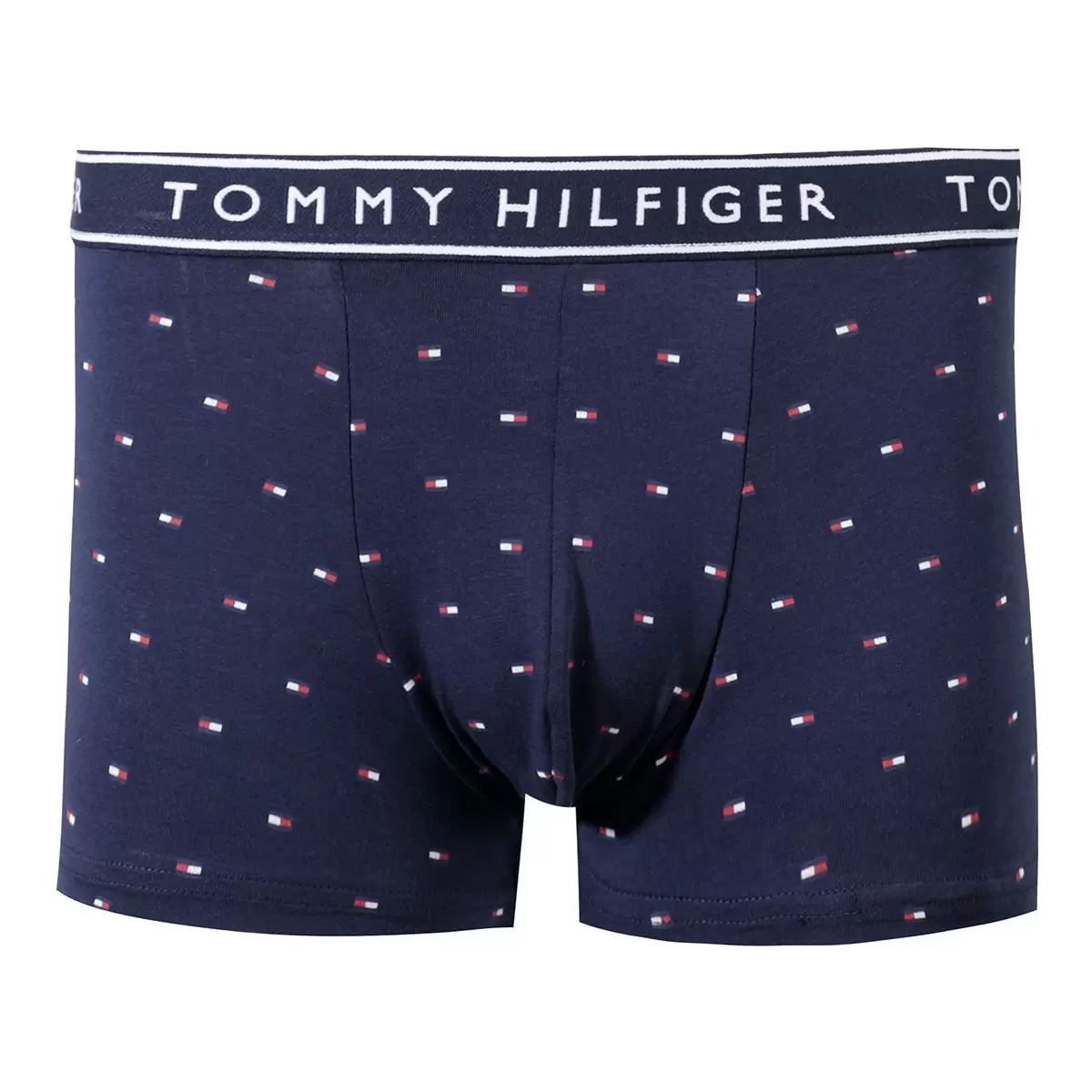 Tommy Hilfiger 男平口四角內褲三入組 藍 / 深藍 / 紅色組 S
