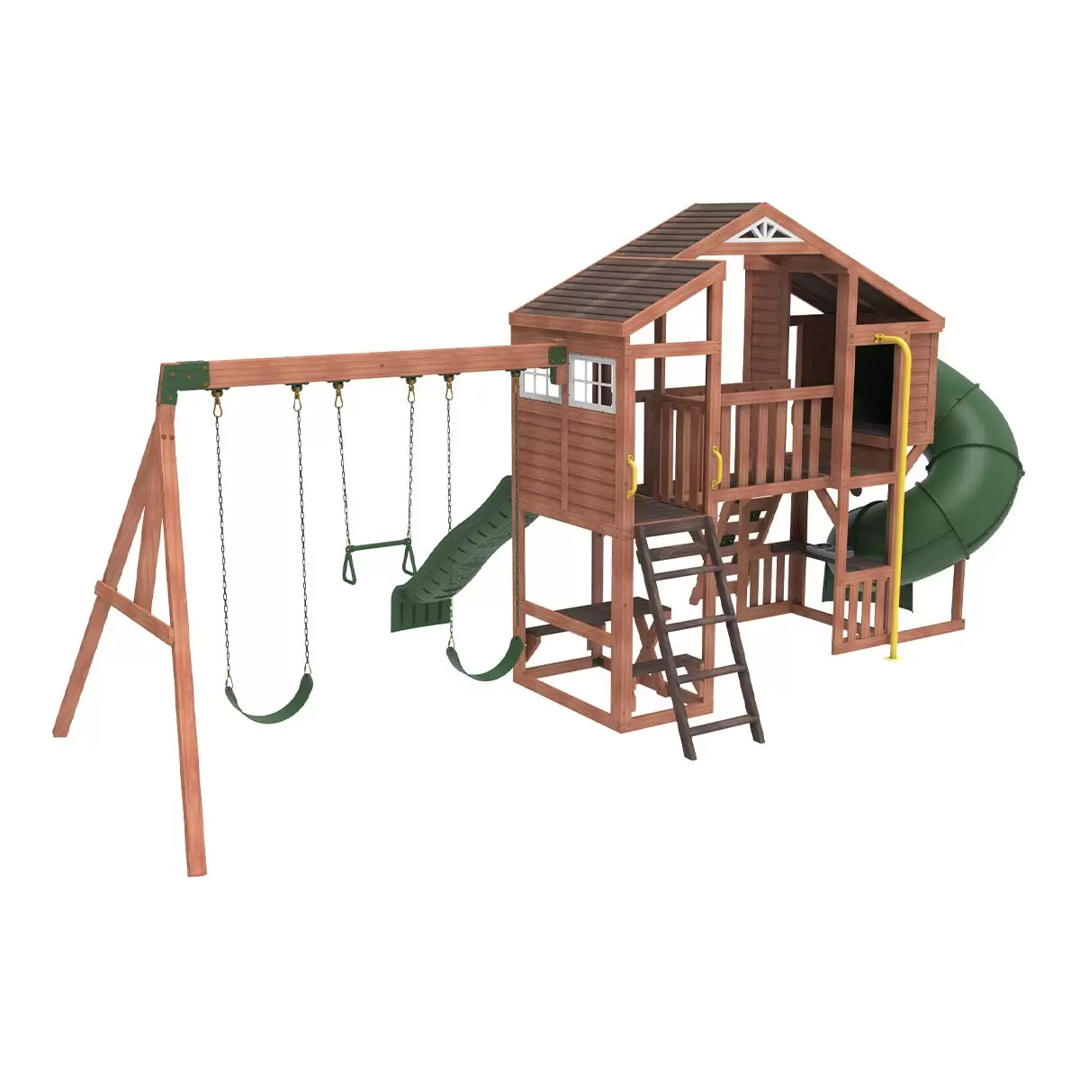 Kidkraft 二合一戶外滑梯鞦韆遊戲屋
