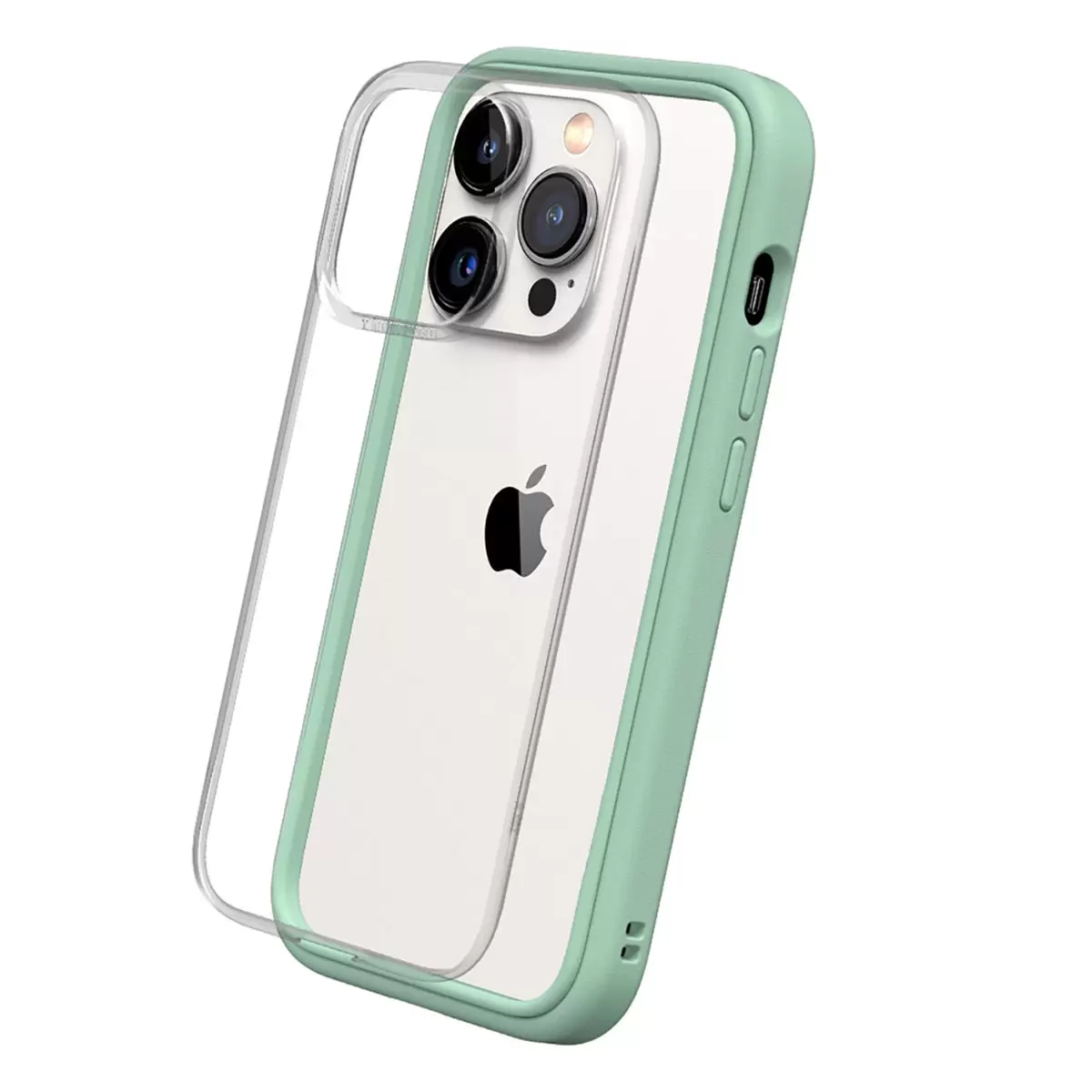 犀牛盾 iPhone 14 Pro MOD NX 防摔手機殼 + 9H 3D滿版螢幕玻璃保護貼 薄荷綠