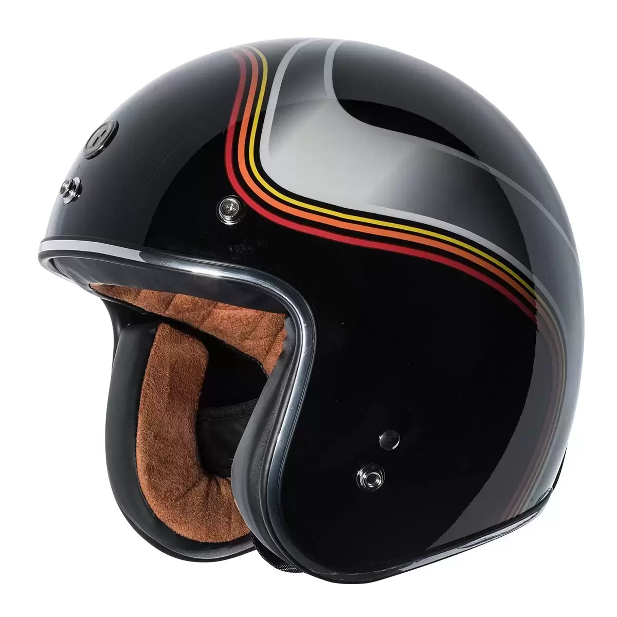 Torc T-50 3/4 半罩式防護頭盔 亮黑 S