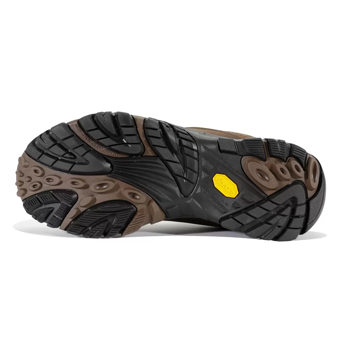 Merrell 男皮革休閒鞋 咖啡 US 9.5